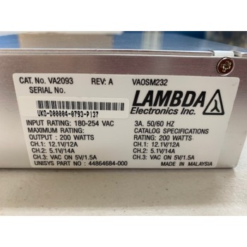 Lambda VA2093 Power Supply